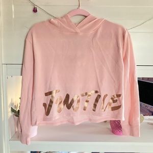 🌸3/$30🌸 Justice Girls' Cropped 3/4 Sleeve Sweatshirt